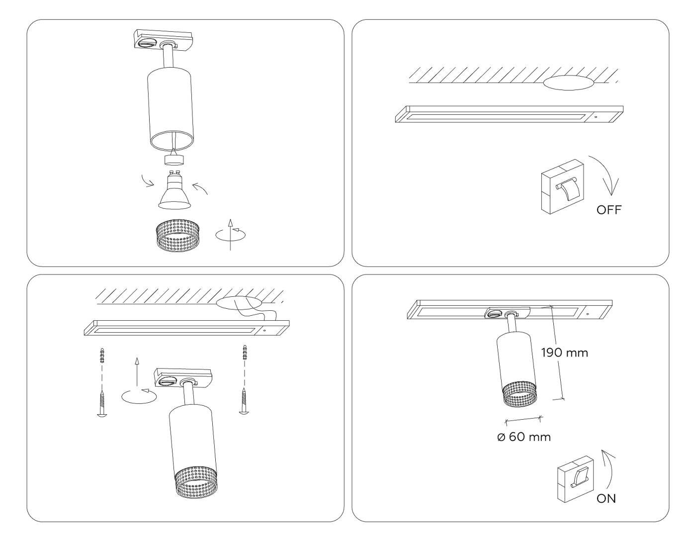 Трековый светильник Ambrella Track System GL5161