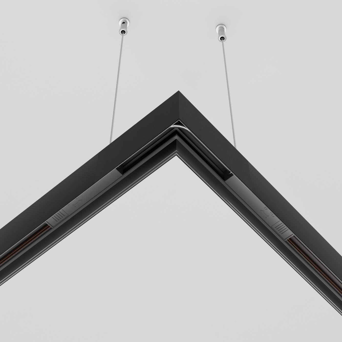 Коннектор питания угловой Maytoni Exility Busbur TRA034CPC-42B-15