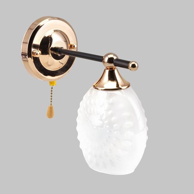 Настенное бра IMEX MD.4144-1-W-BK+FGD