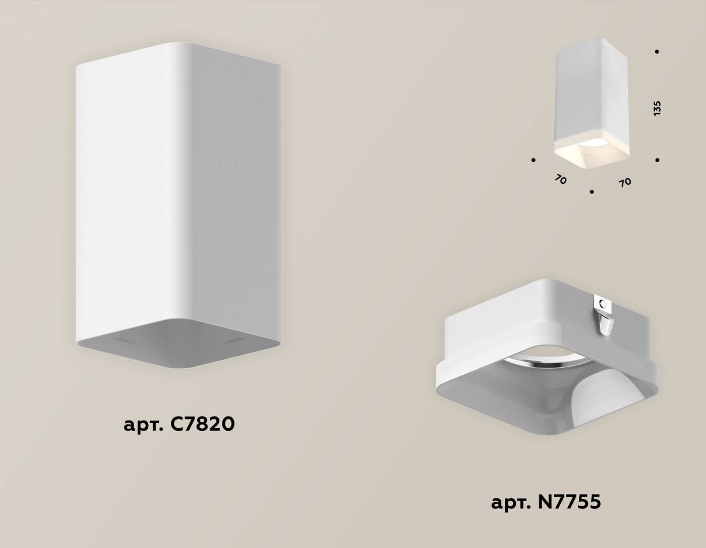 XS7820021 Накладной светильник Ambrella Techno XS7820021