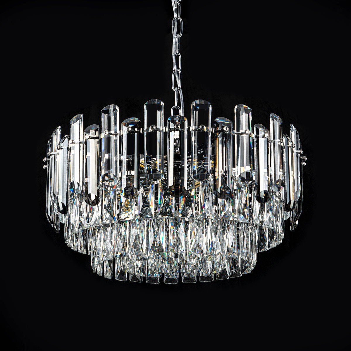 ML.9006.9 CR-SM Подвесная люстра ML Modelux ML.9006.9 CR-SM