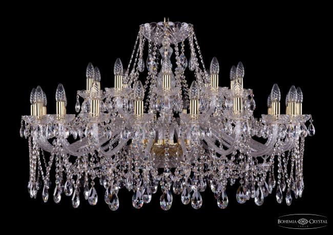1413/20+10/400 G Подвесная хрустальная люстра 1413 Bohemia 1413/20+10/400 G