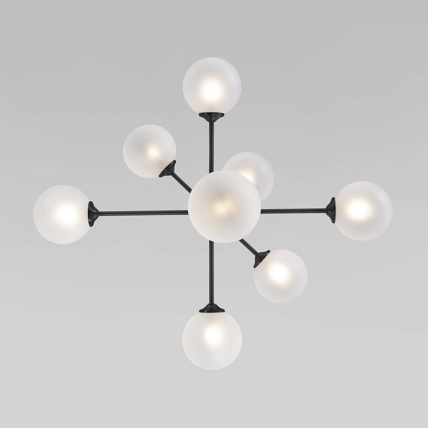 Потолочная люстра Eurosvet Volver 50383 черный Smart