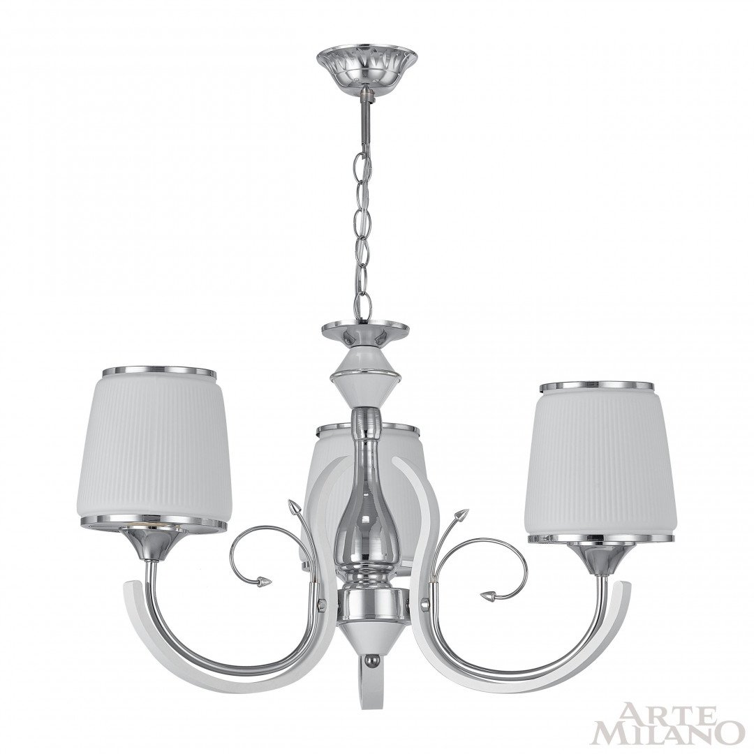 309247/3 Wh/Ni Подвесная люстра Arte Milano Florentia-9247 309247/3 Wh/Ni