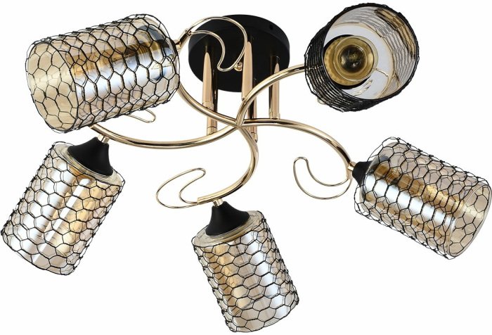 Потолочная люстра 01309-0.3-05 BK+FGD