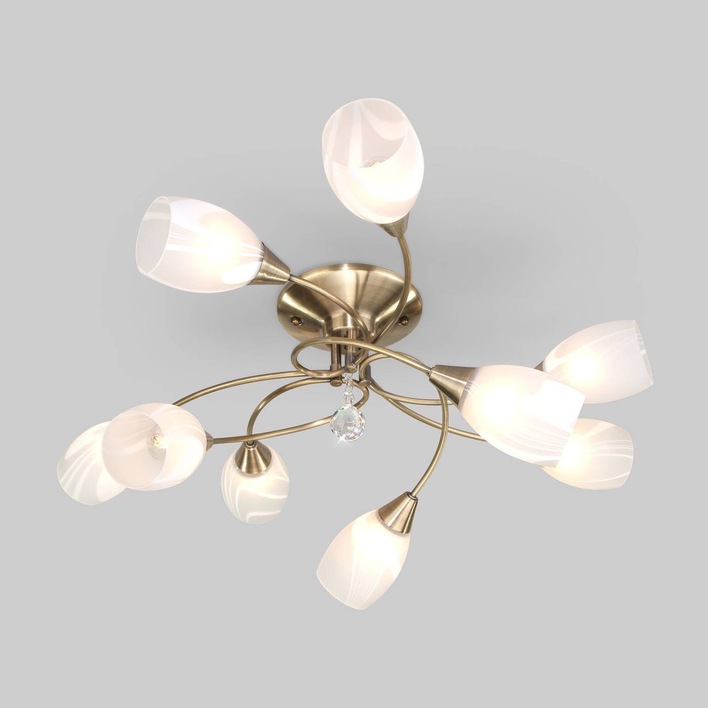 2275/9 античная бронза Потолочная люстра Eurosvet 2275 2275/9 античная бронза