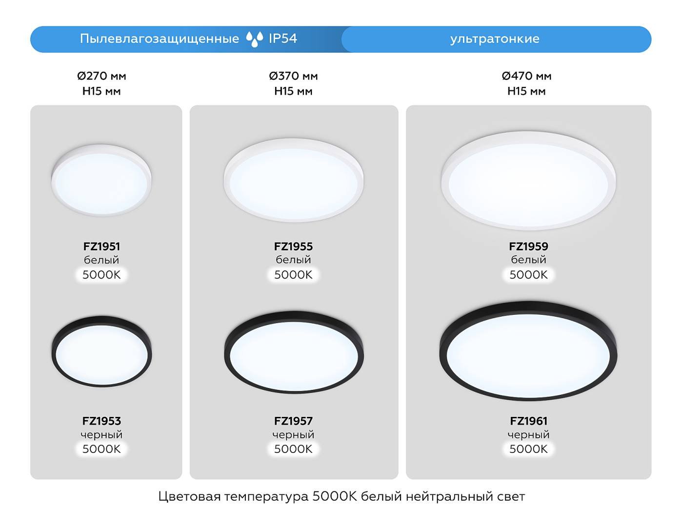FZ1953 Светильник потолочный Ambrella Air Slim FZ1953