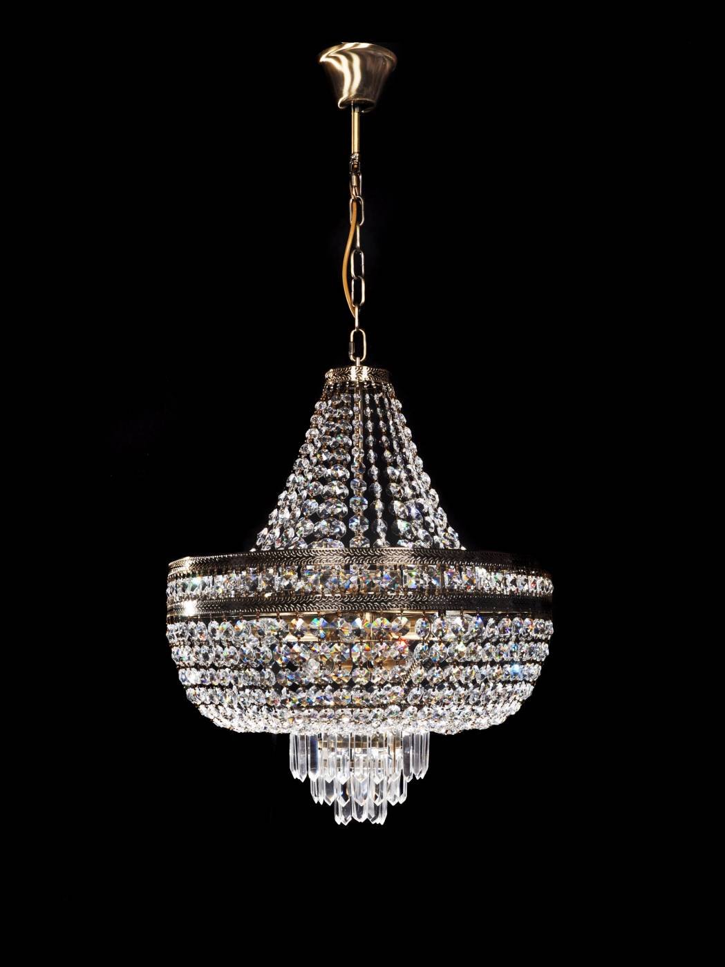 Подвесная хрустальная люстра Belladoria Lumina Deco LDP 10171