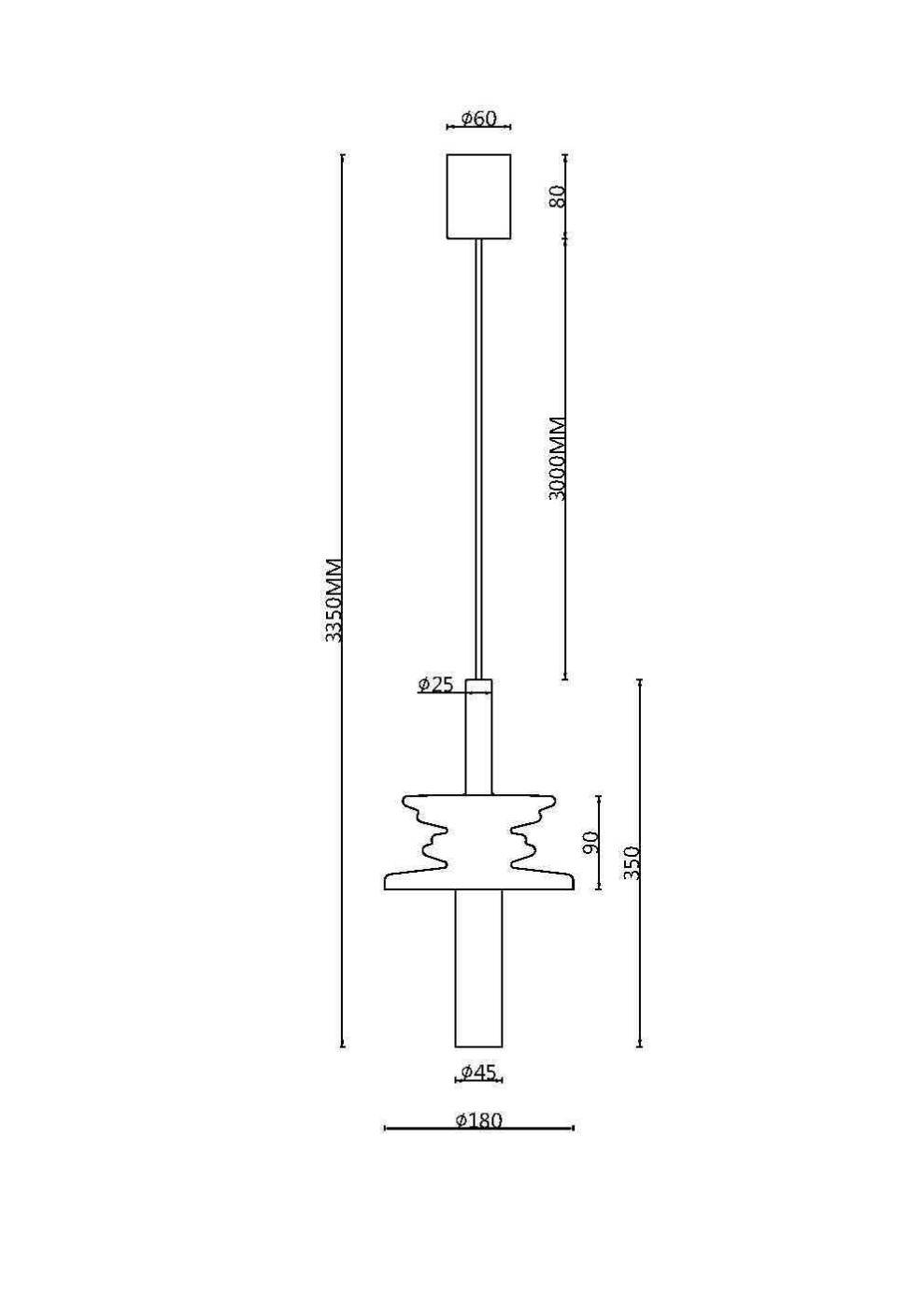 MOD255PL-01B3 Светильник подвесной Maytoni Sound Wave MOD255PL-01B3