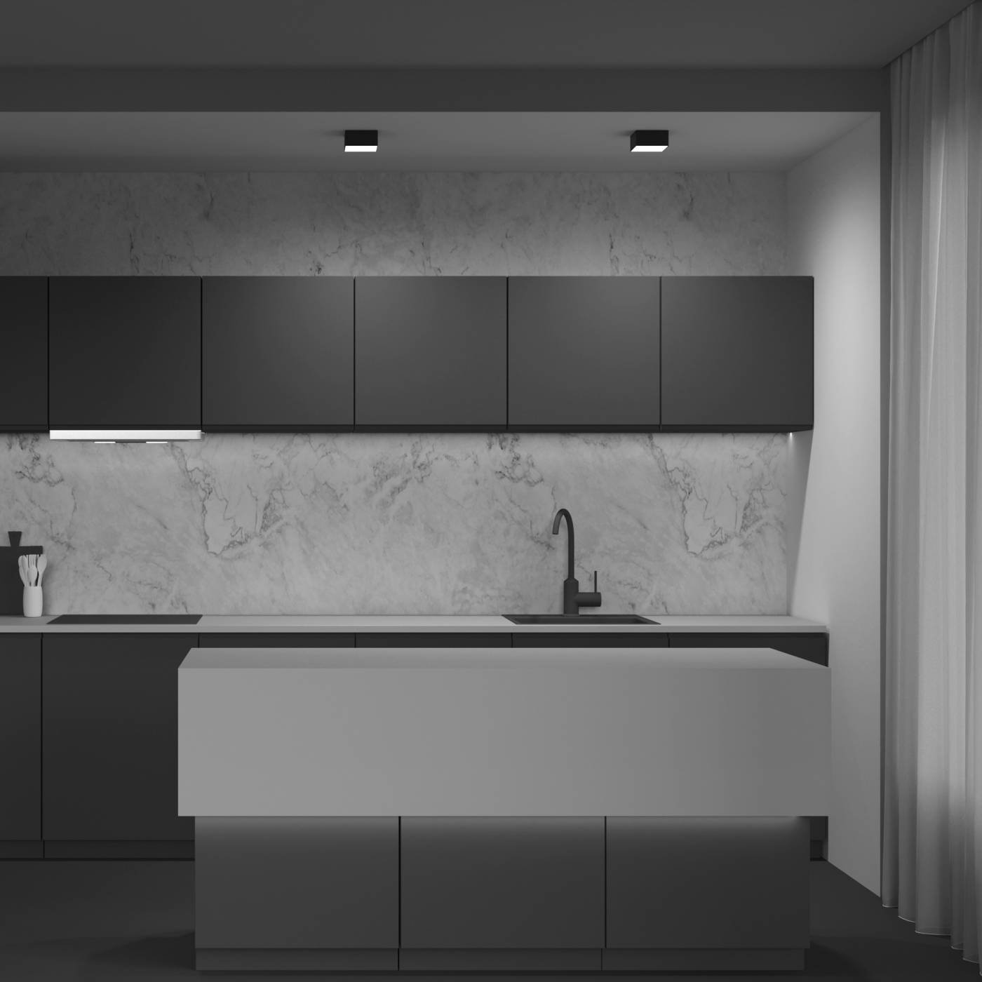 C067CL-L12B4K Светильник потолочный Maytoni Zon C067CL-L12B4K