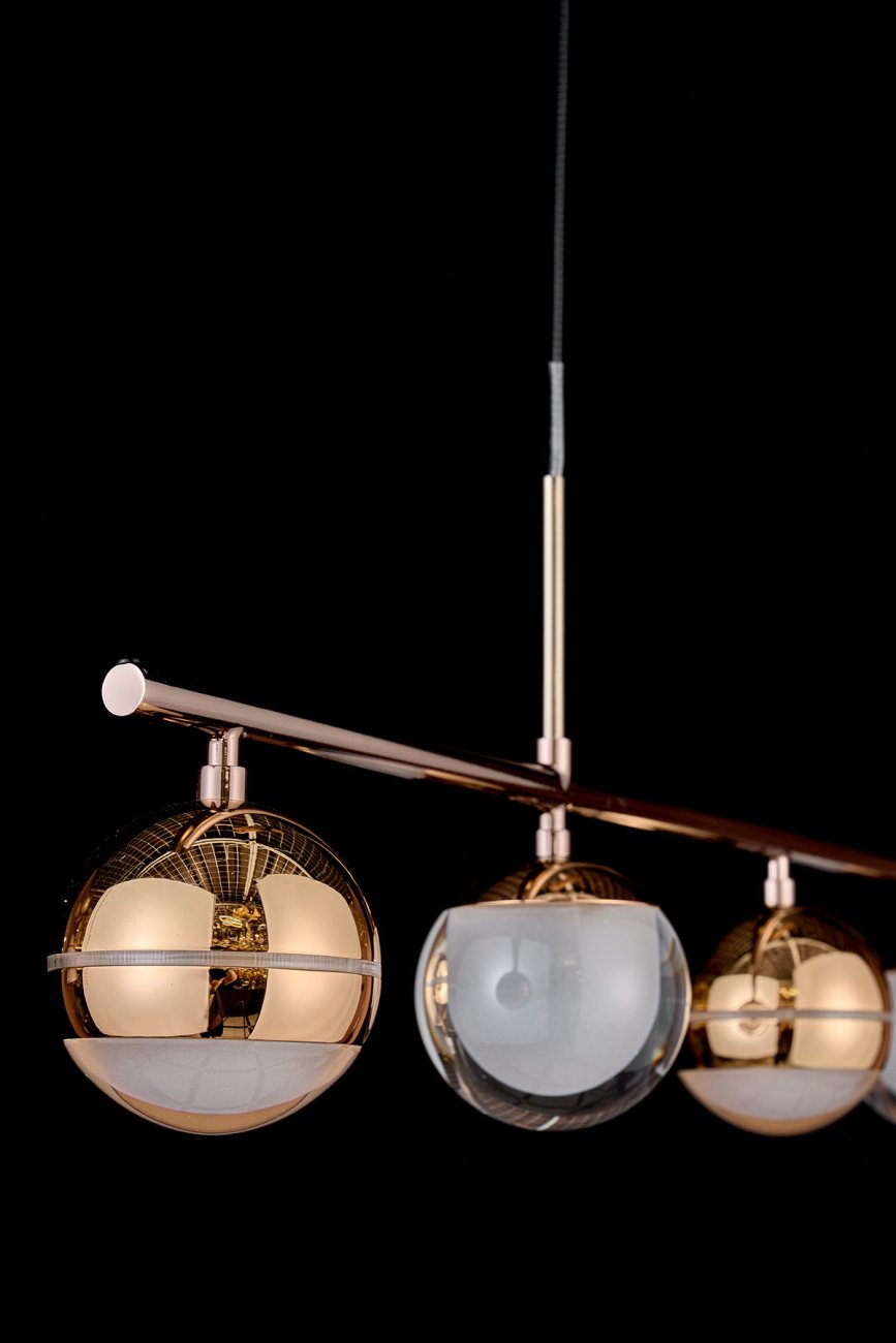 LE7709/5L Black Chrome/Gold Светильник подвесной LEON Lilith LE7709/5L Black Chrome/Gold