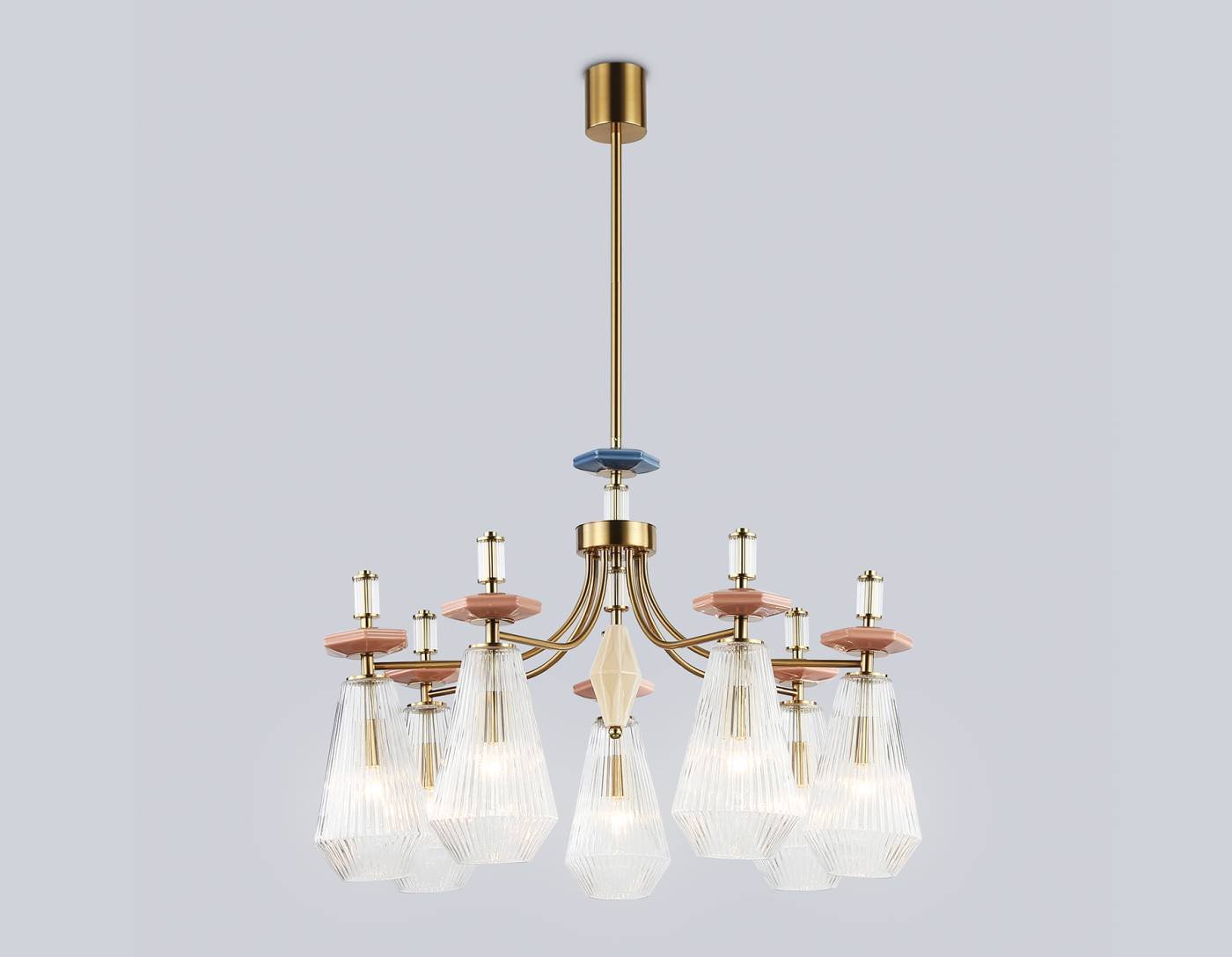 LH53184 Люстра на штанге Ceramo Modern Ambrella LH53184