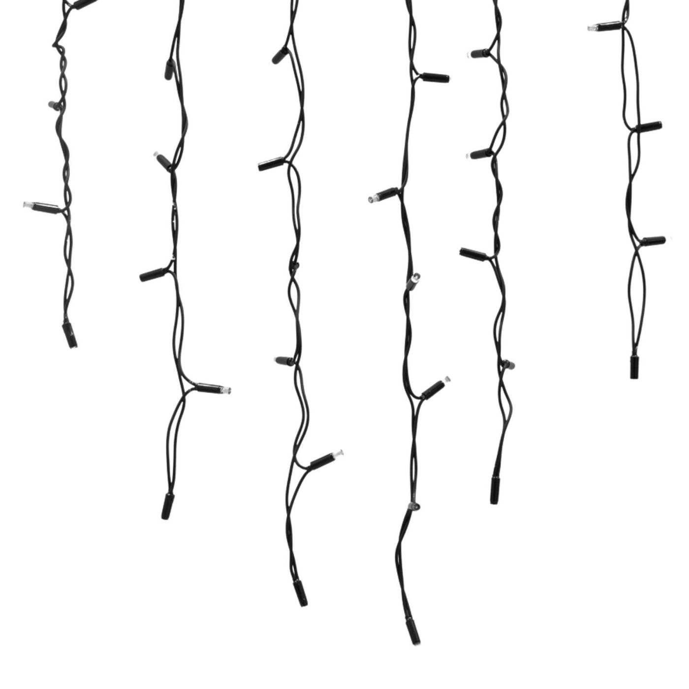 ULD-B3010-200/TBK WHITE IP67 Бахрома светодиодная с эффектом мерцания, 3м Uniel ULD-B3010-200/TBK WHITE IP67