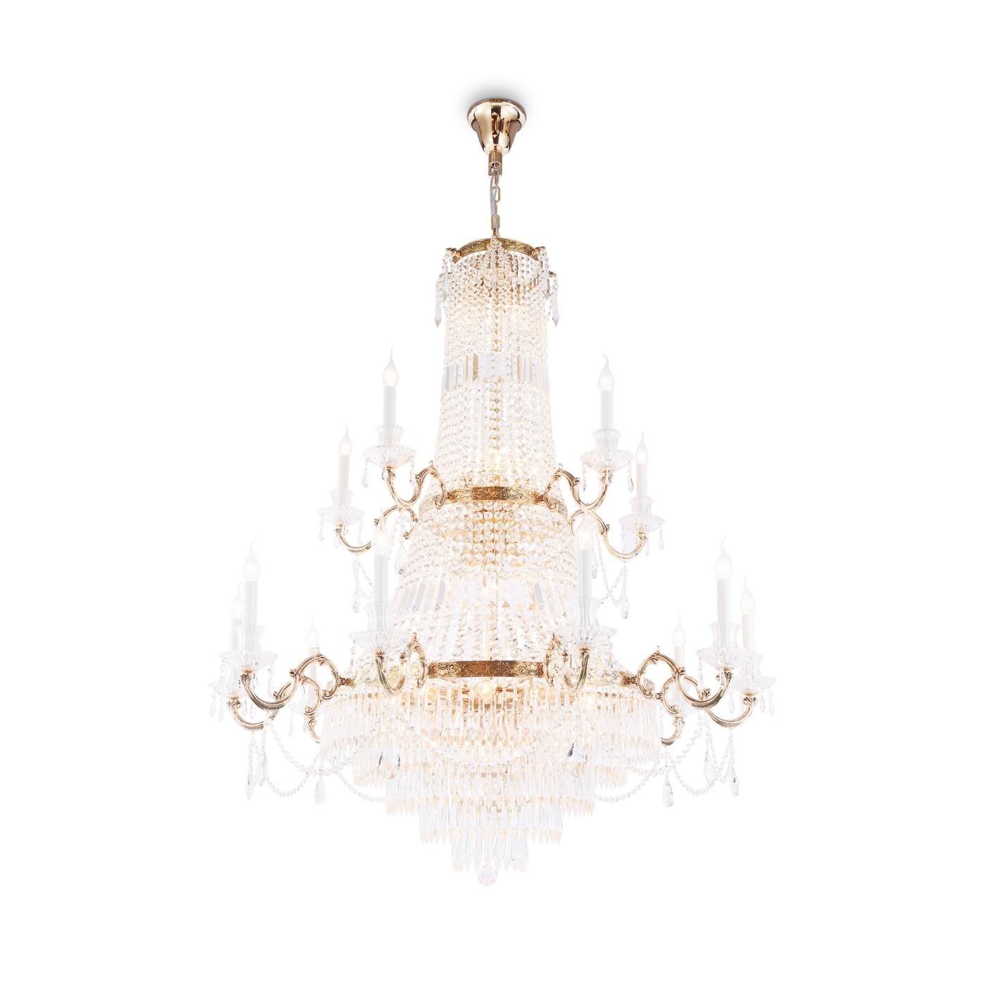 DIA890-PL-42-G Подвесная хрустальная люстра Palace Maytoni DIA890-PL-42-G