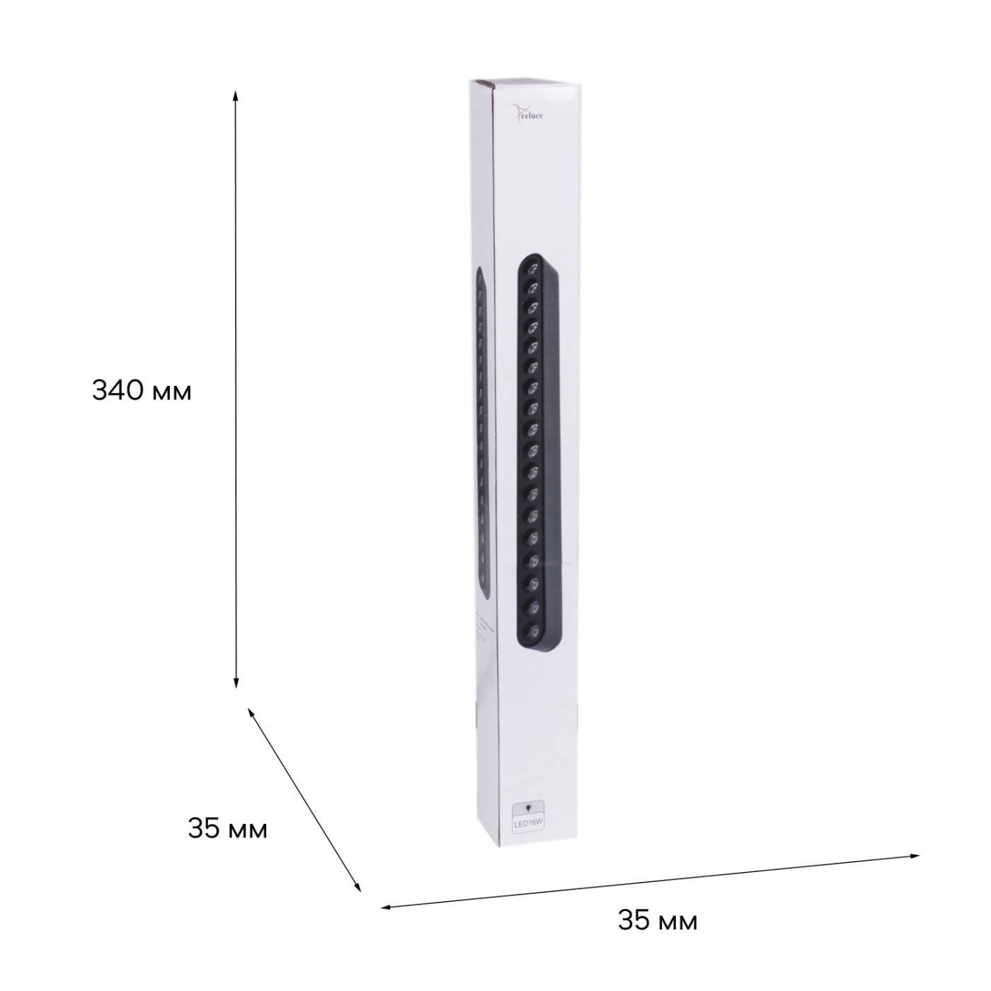 Трековый светильник Reluce 13002-9.3-001UR magnetic LED16W BK CCT+SMART