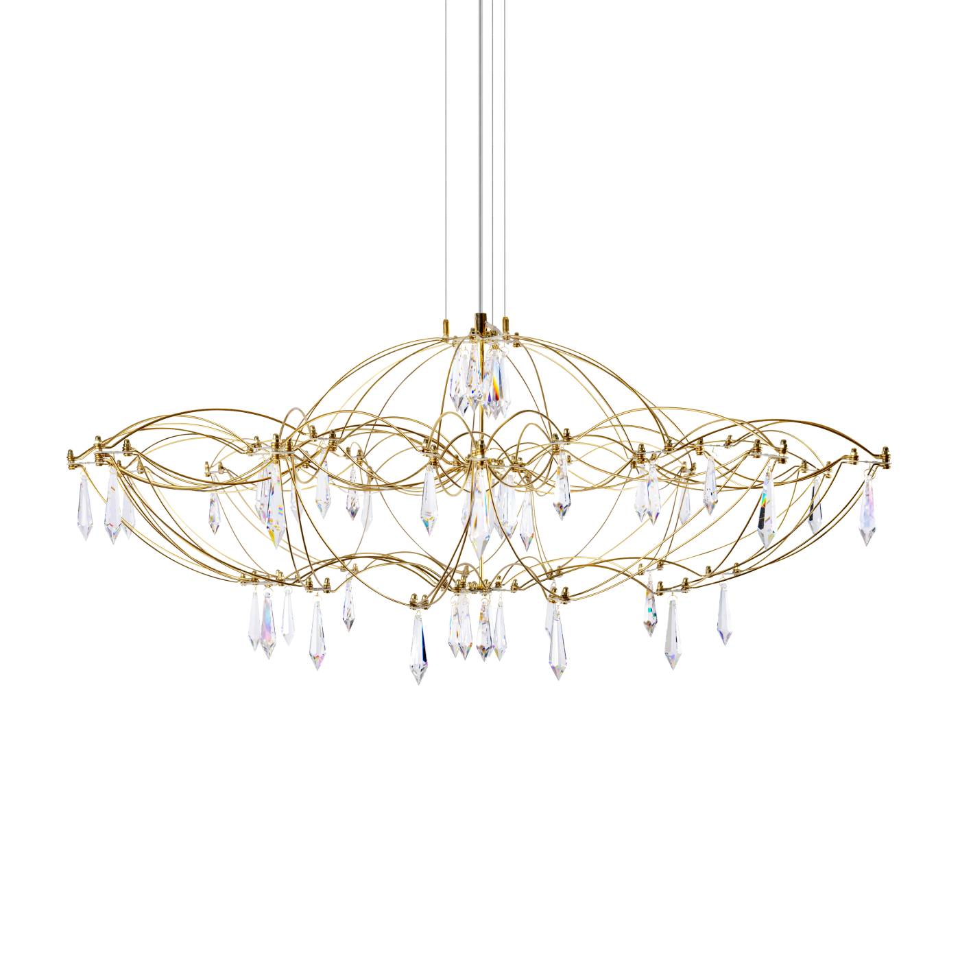 10586/900 Gold Asfour Подвесная люстра Mira Loft It 10586/900 Gold Asfour