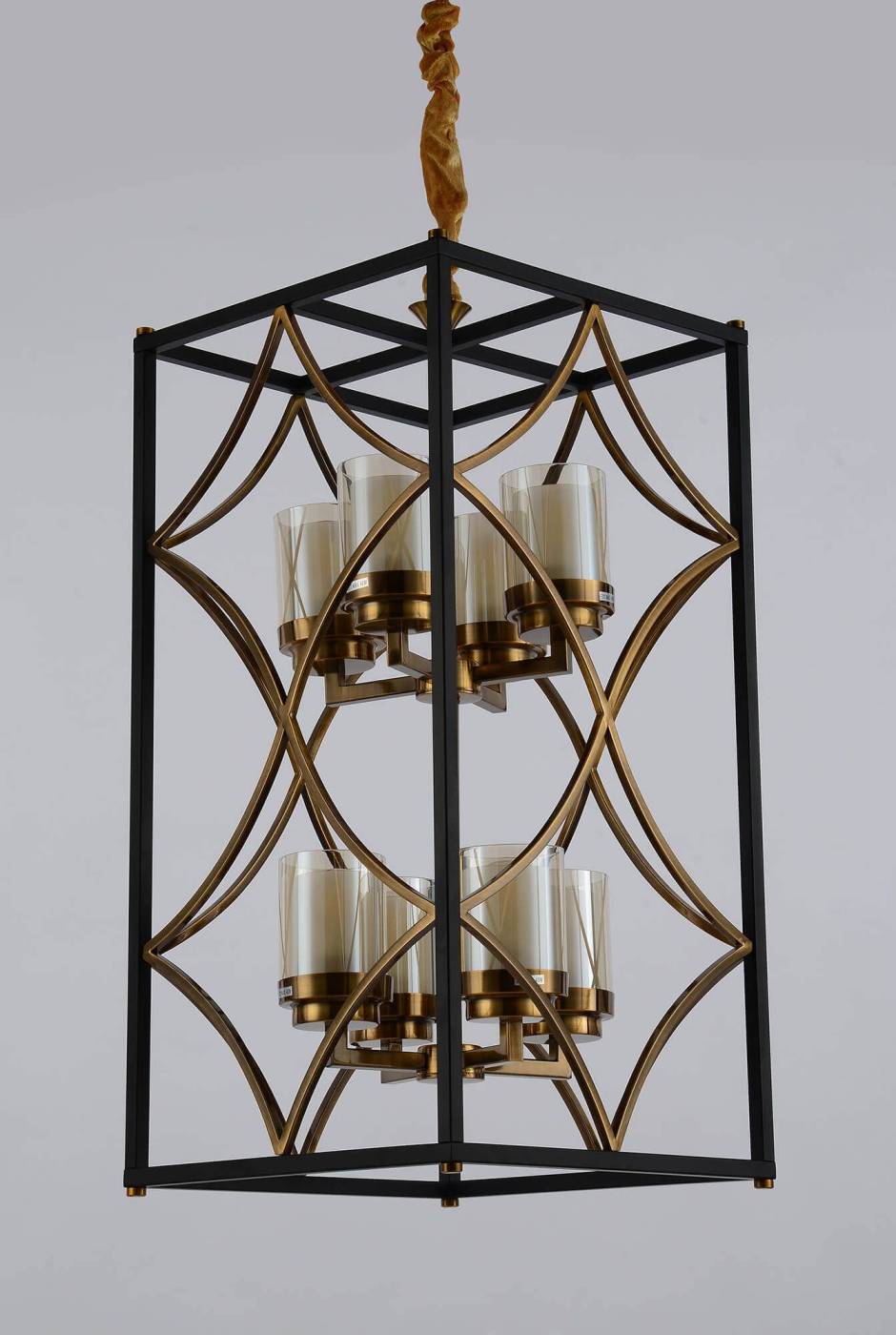 Подвесная люстра Lumina Deco LDP 1223-8 BK+MD