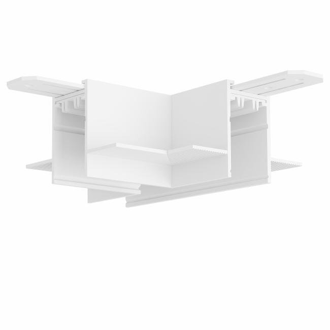 TR2113-WH Коннектор трека для ГКЛ , Т-образный Denkirs Smart hide TR2113-WH
