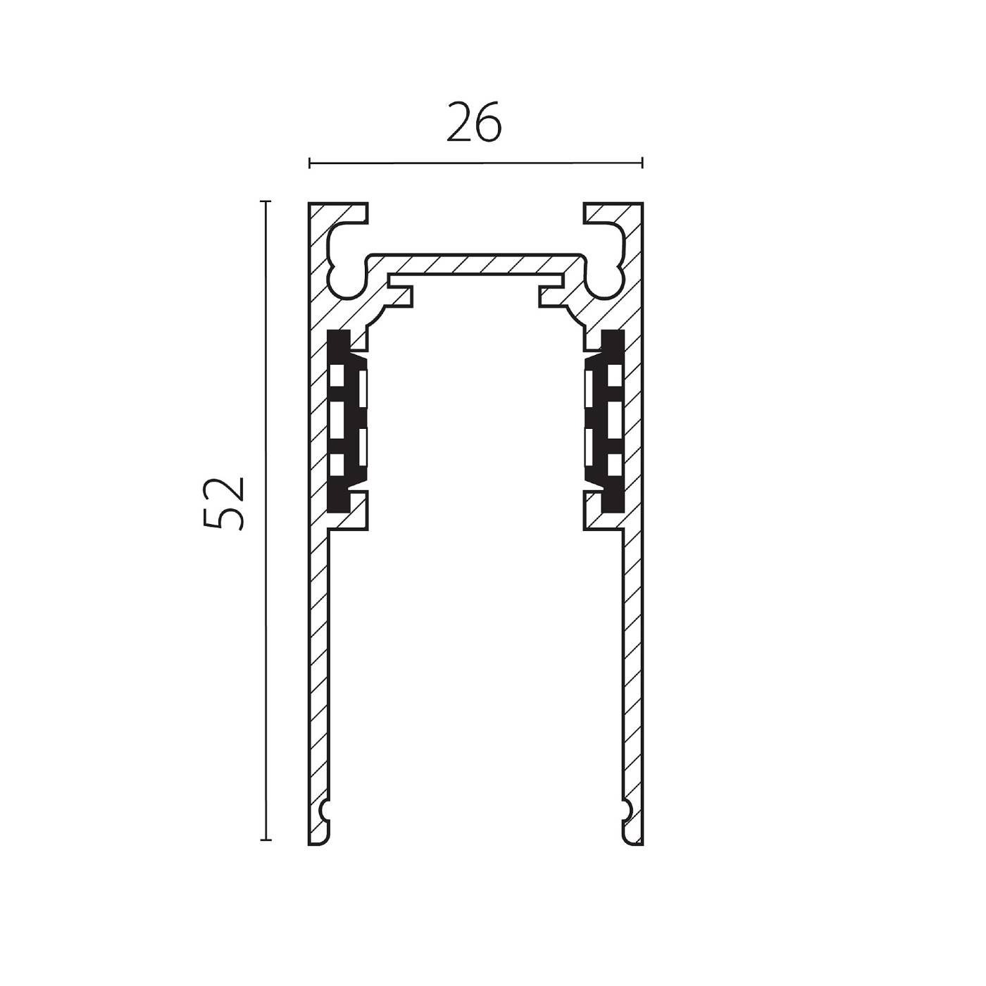 Шинопровод Lightstar Uno Pro 509027P