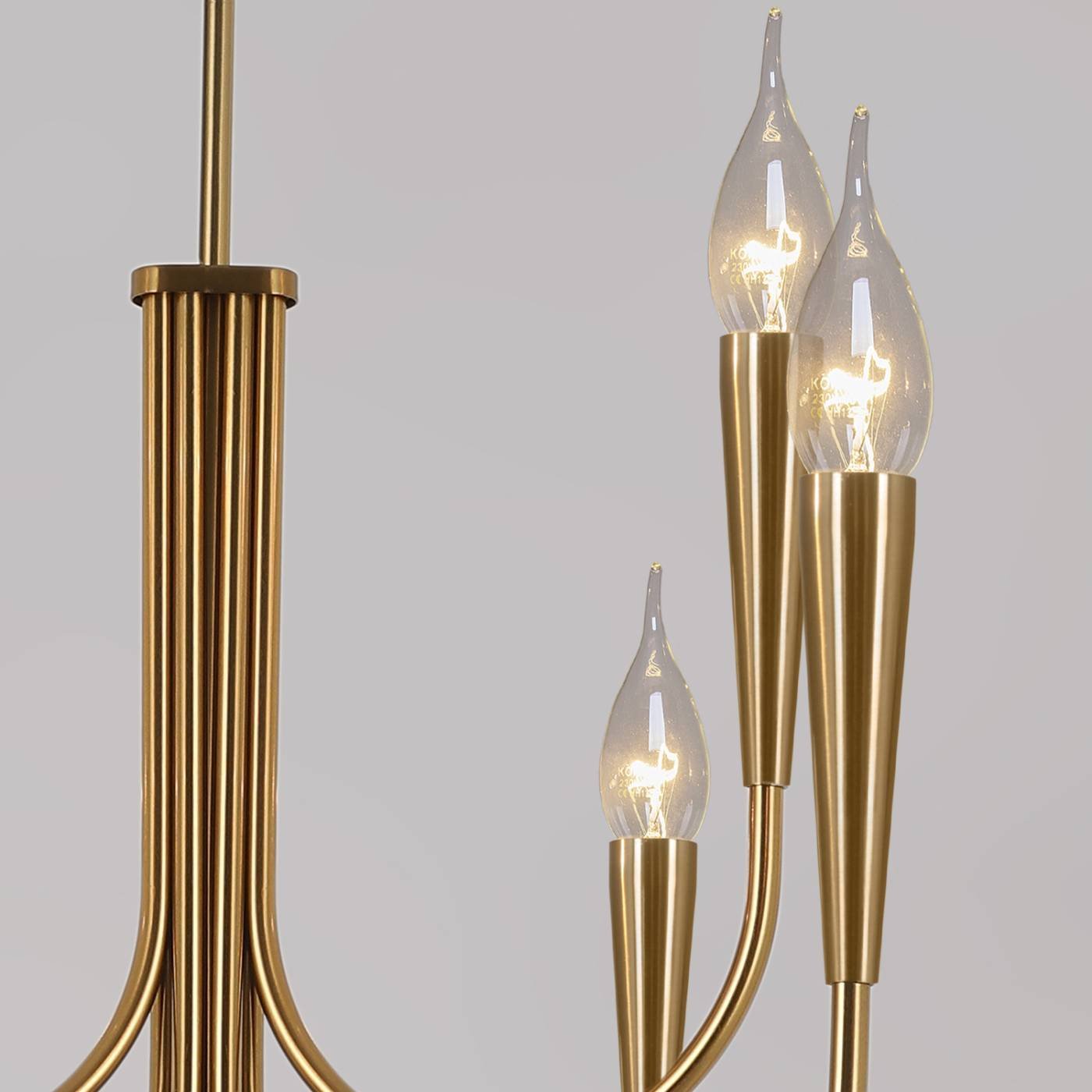 Люстра на штанге ILLUMICO IL0441-9P-79 BRASS VASE