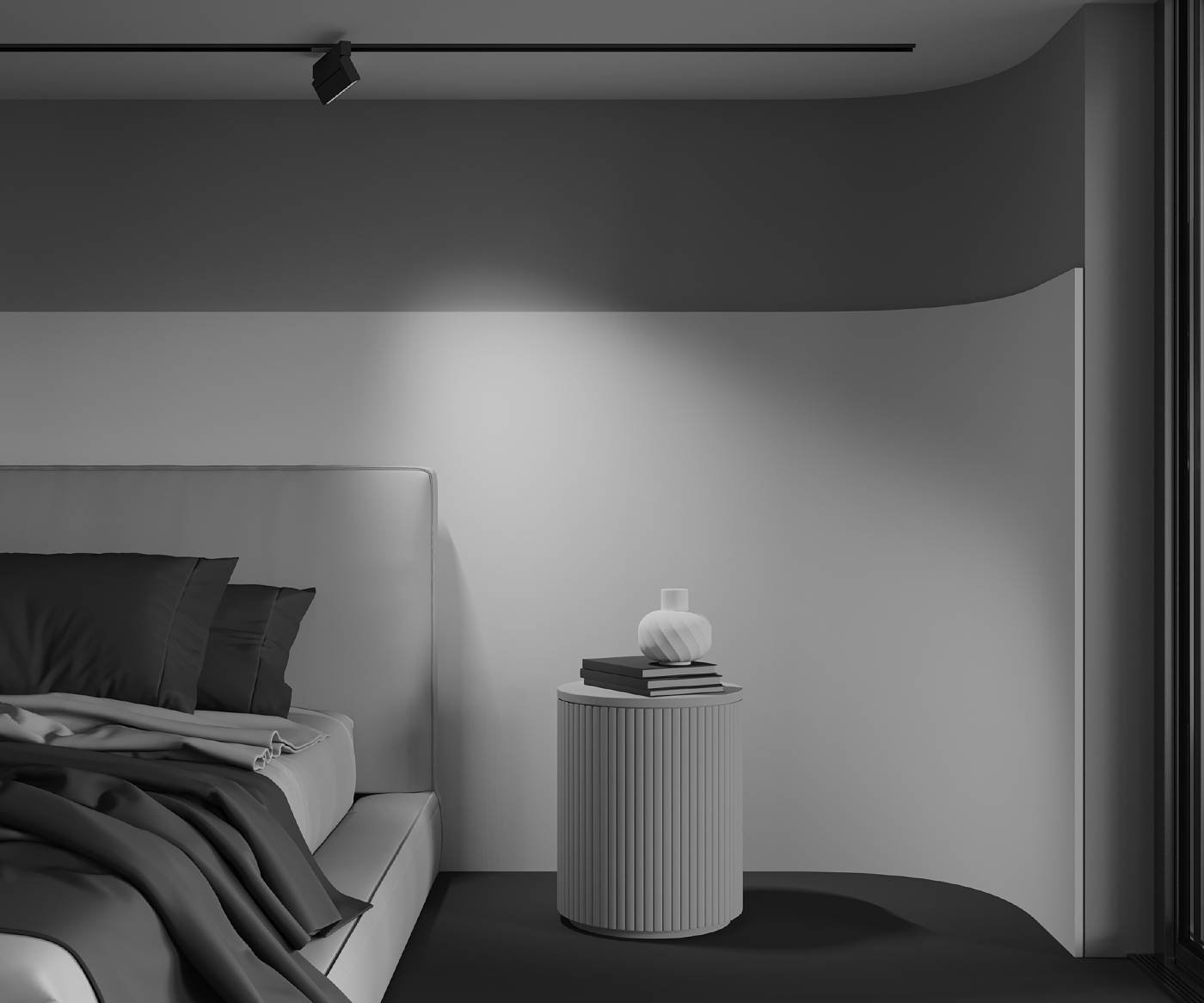 Трековый светильник Maytoni Points Rot TR224-1-12WCCT-M-B