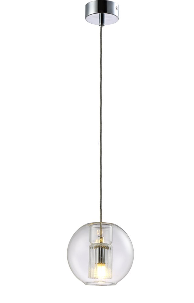 BELEZA SP1 B CHROME Светильник подвесной Crystal Lux Beleza BELEZA SP1 B CHROME