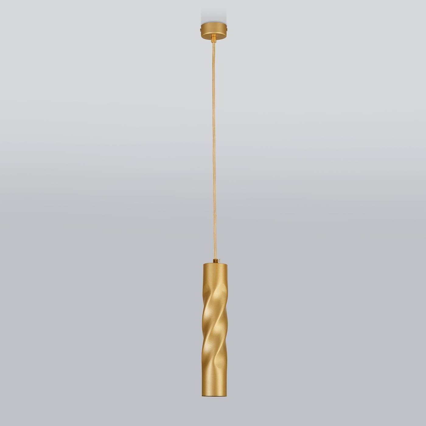 Светильник подвесной Eurosvet Scroll 50136/1 LED золото