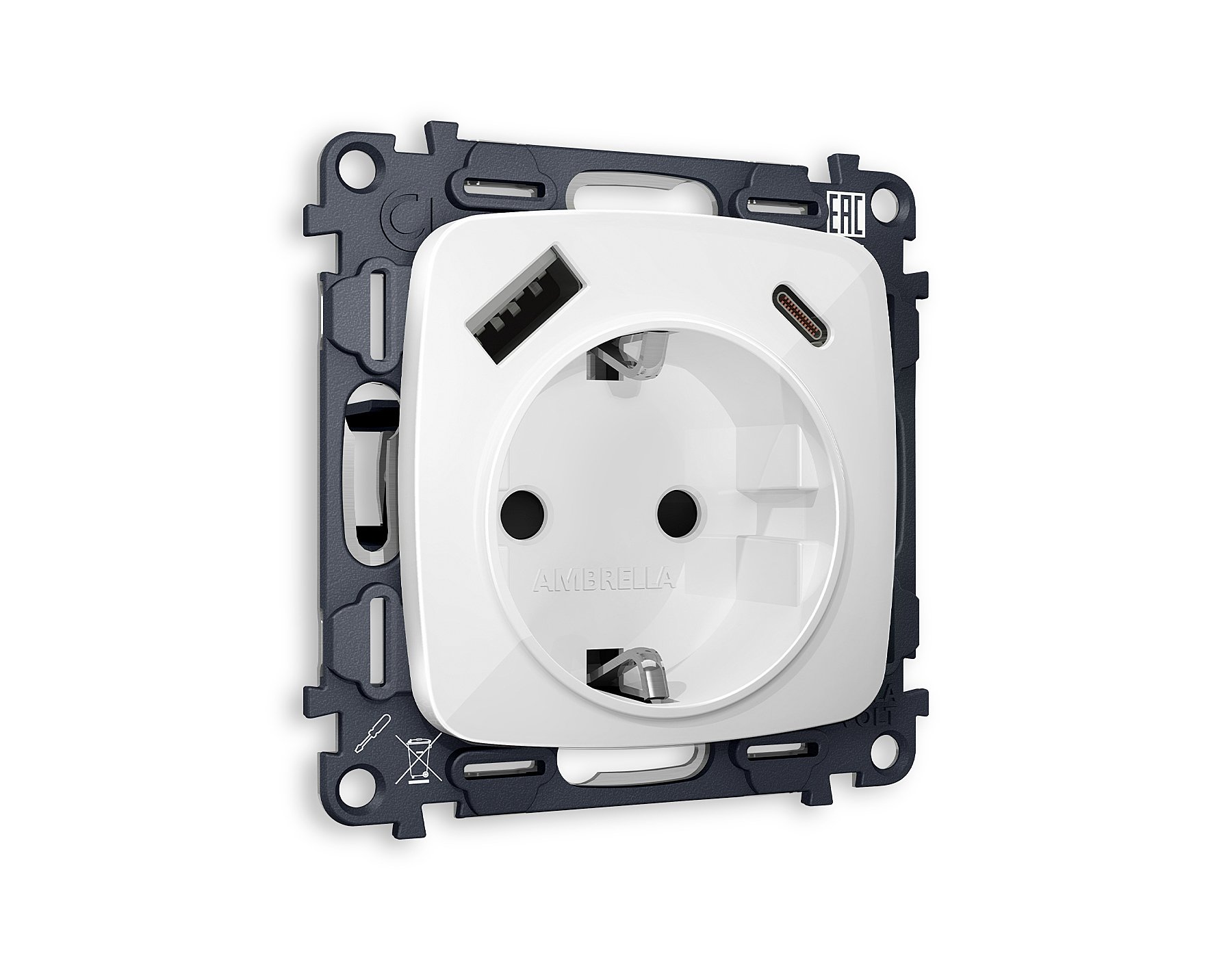 MO110010 Розетка Ambrella Volt OMEGA MO110010