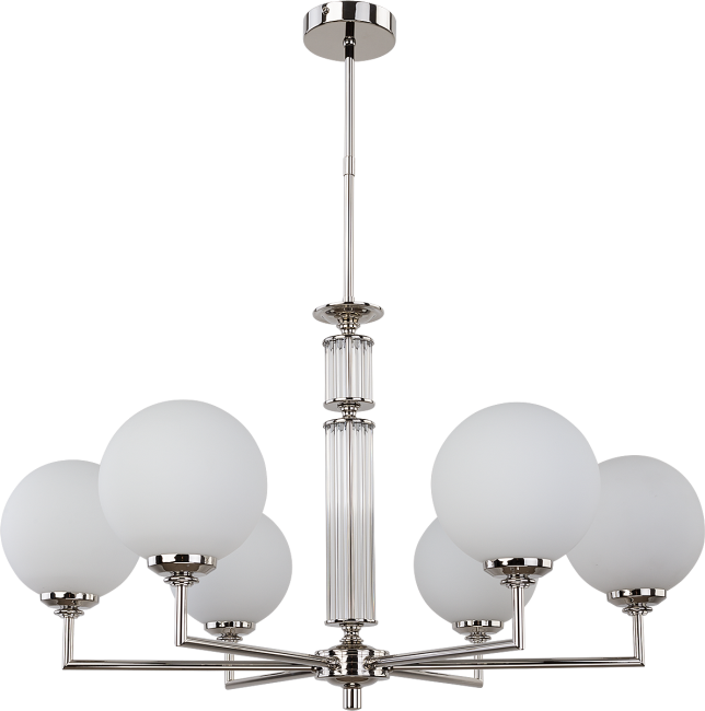 ART-ZW-6(N)G Люстра на штанге Kutek Artu Glass ART-ZW-6(N)G