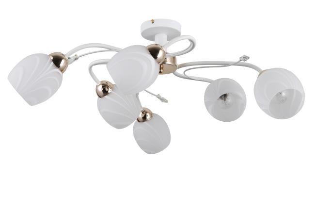 Потолочная люстра Natali Kovaltseva 81403 81403/6C MATT WHITE