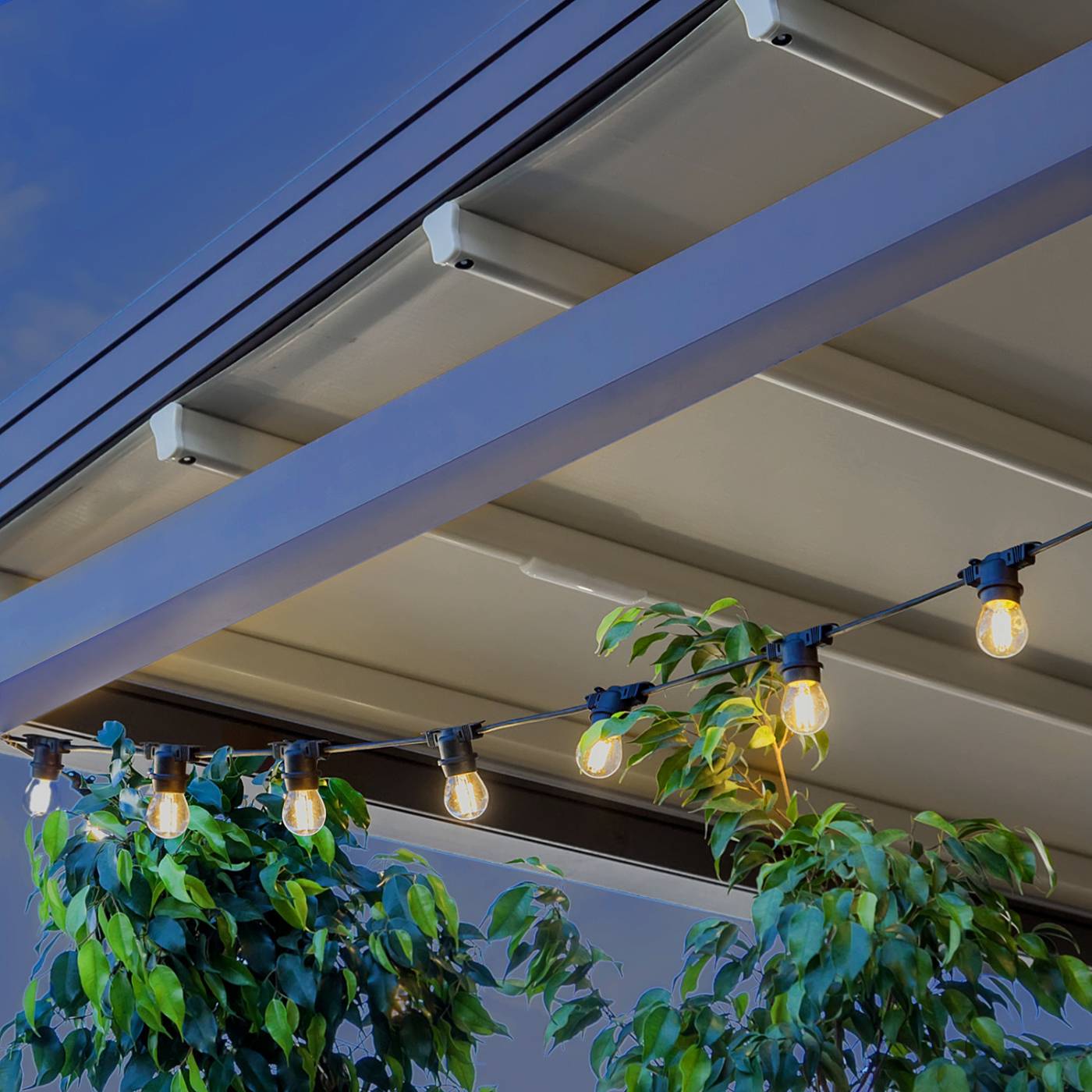 Гирлянда Белт Лайт Gauss серия Holiday для сменных ламп Е27, 10 ламп, 8 м, IP65 Gauss HL070