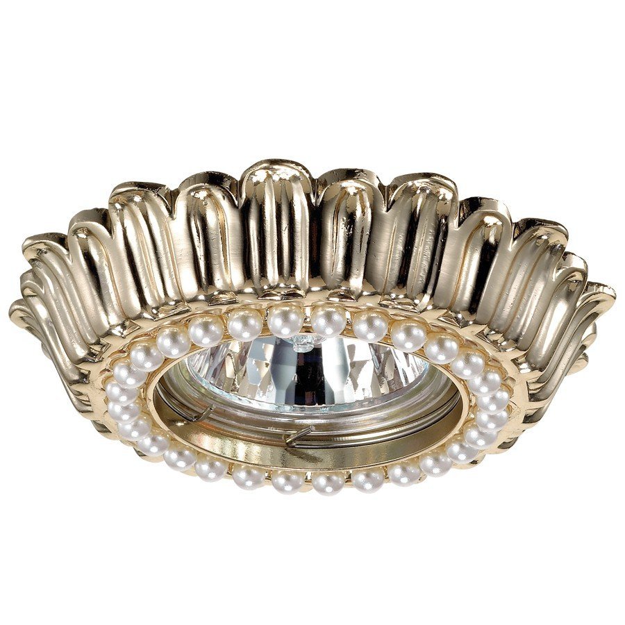 370139 Встраиваемый светильник с узорами Pearl 370139 Novotech