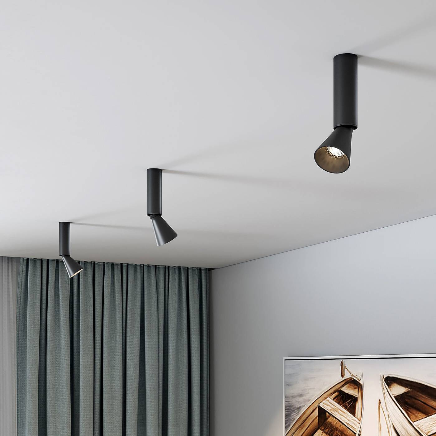Светильник спот Elektrostandard Piks 25107/LED 7W 4000К черный