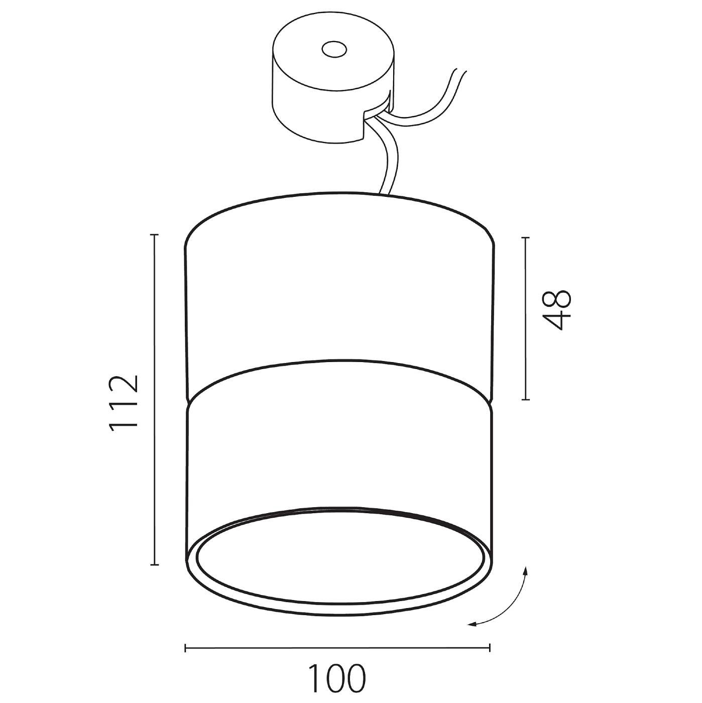 Светильник спот Lightstar Acuto 215887