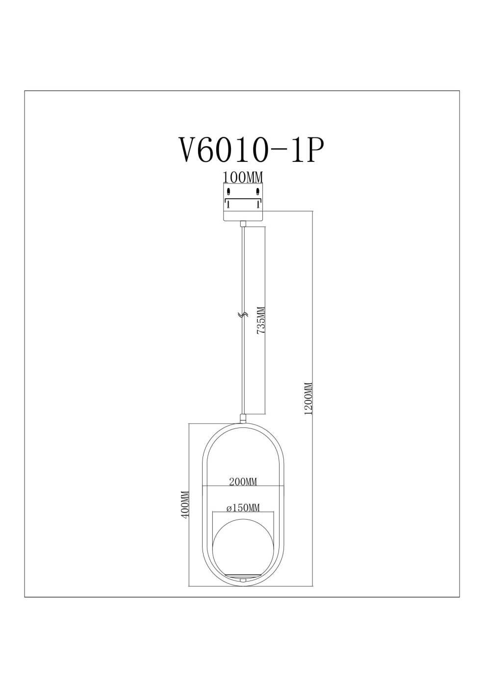 V11585-1P Светильник подвесной Moderli Klaster V11585-1P