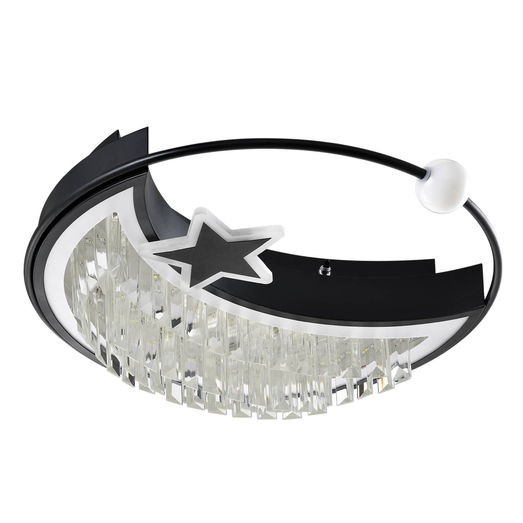 L8024-450 BK Потолочная люстра L LED4U L8024-450 BK