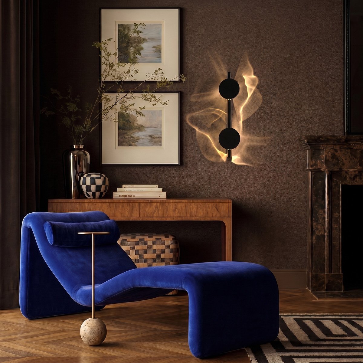 10452/2W Black sand Настенный светильник Flame Loft It 10452/2W Black sand