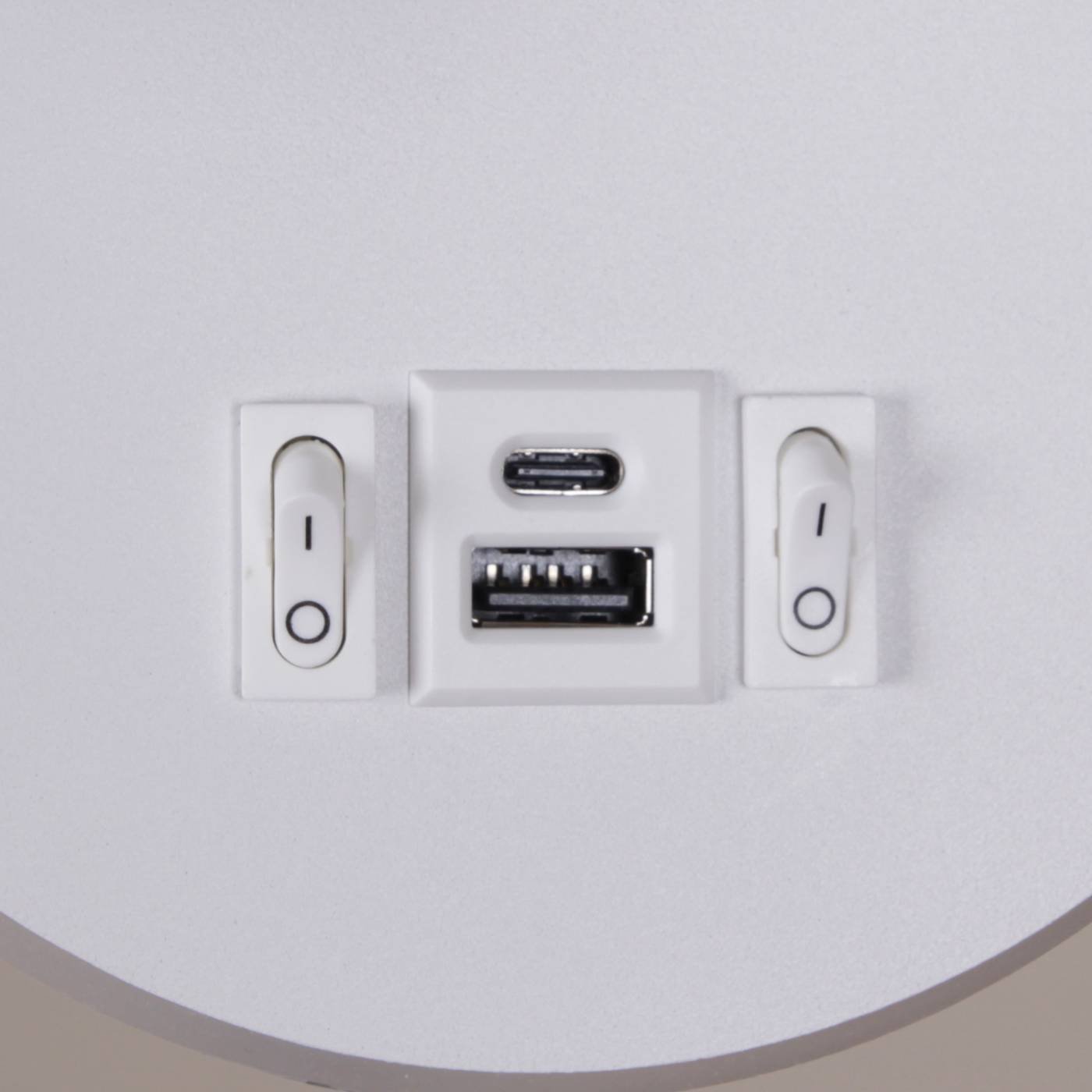 Настенный светильник Reluce 86203-9.2-001KT LED12W+USB WT