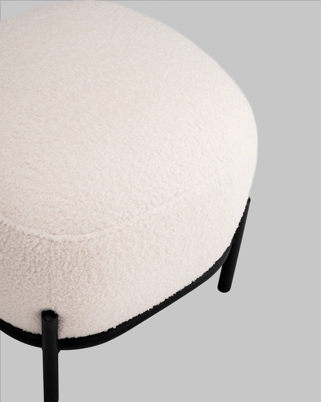 vd-pf-stone-fl-milk Пуфик Stool Group Стоун vd-pf-stone-fl-milk