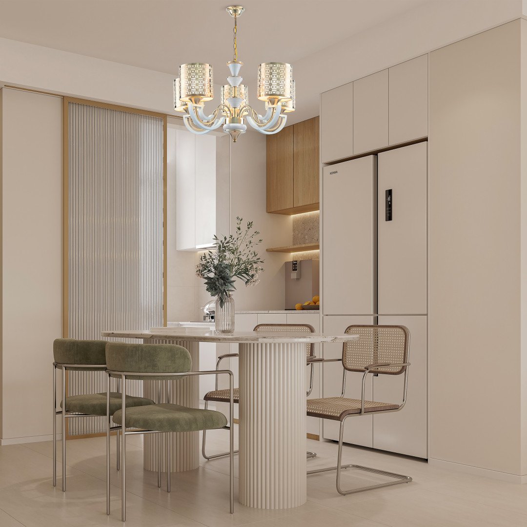 308857/5 Wh/Gd Подвесная люстра Arte Milano Florentia-8857 308857/5 Wh/Gd