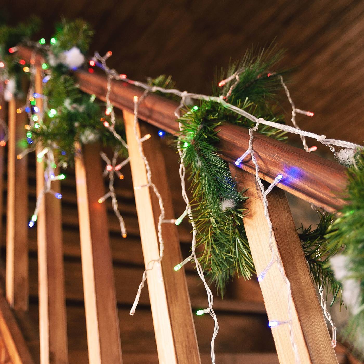 Бахрома светодиодная с контроллером, 3 м Uniel ULD-B3010-200/DTA MULTI IP20