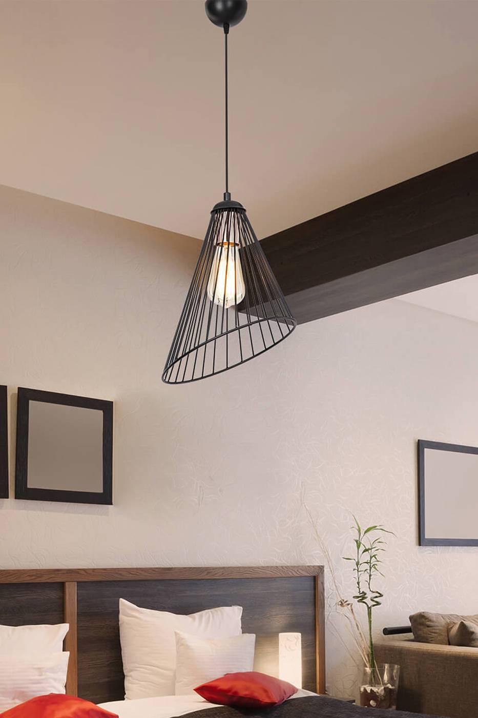 Светильник подвесной Toplight Jeannine TL1608H-01BK