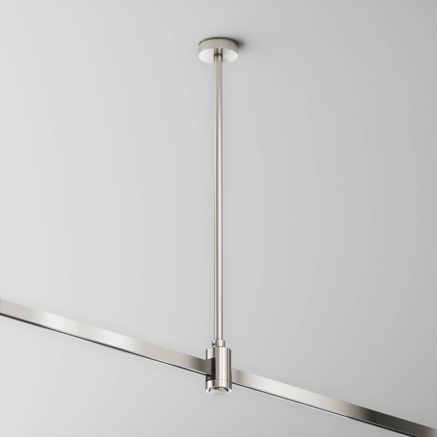 Крепление потолочное Medium 360мм с вводом питания Maytoni Accessories for tracks Flarity TRA158C-BL1-PT