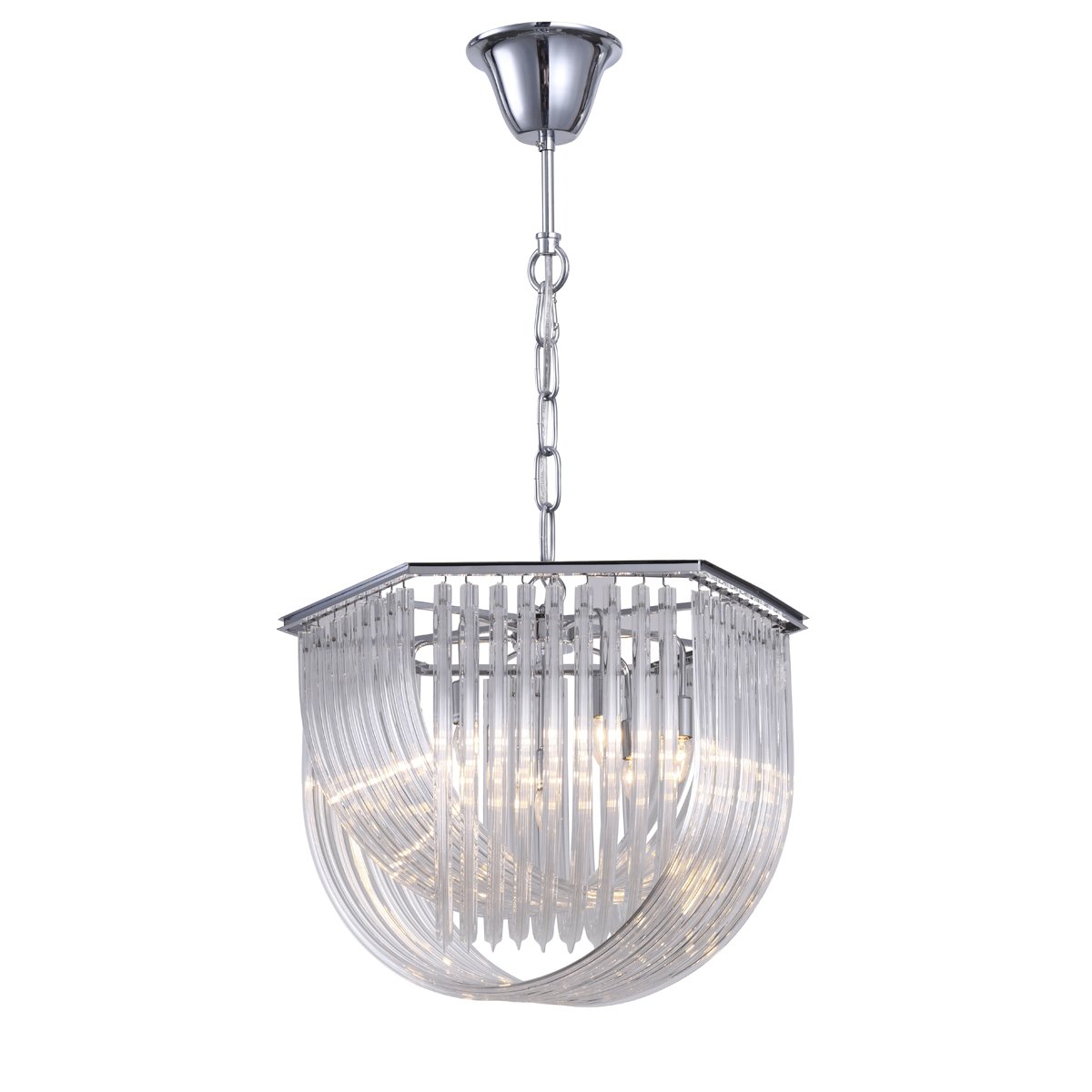 KR0116P-7L/A chrome Подвесная люстра Delight Collection Murano Glass KR0116P-7L/A chrome