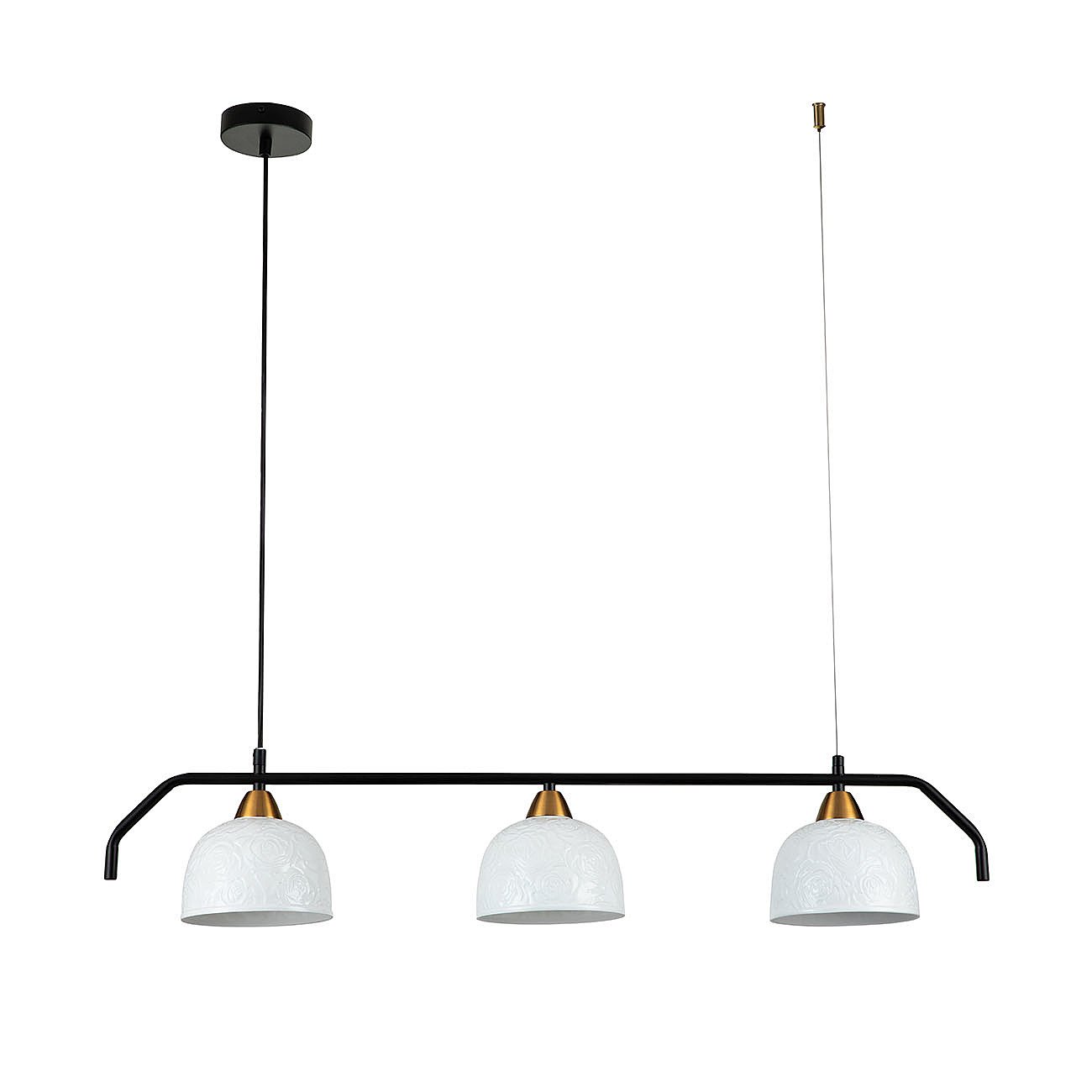 V000156 Светильник подвесной Indigo Attimo 10005/3PL Black V000156