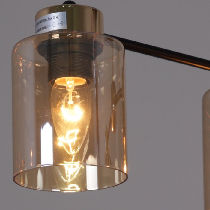 Потолочная люстра 01606-0.3-04 BK+FGD