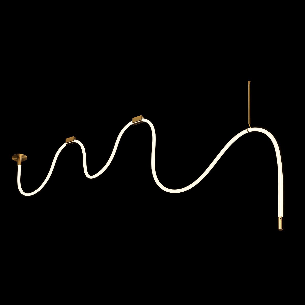Светильник потолочный Loft It Thread 10388B Brass