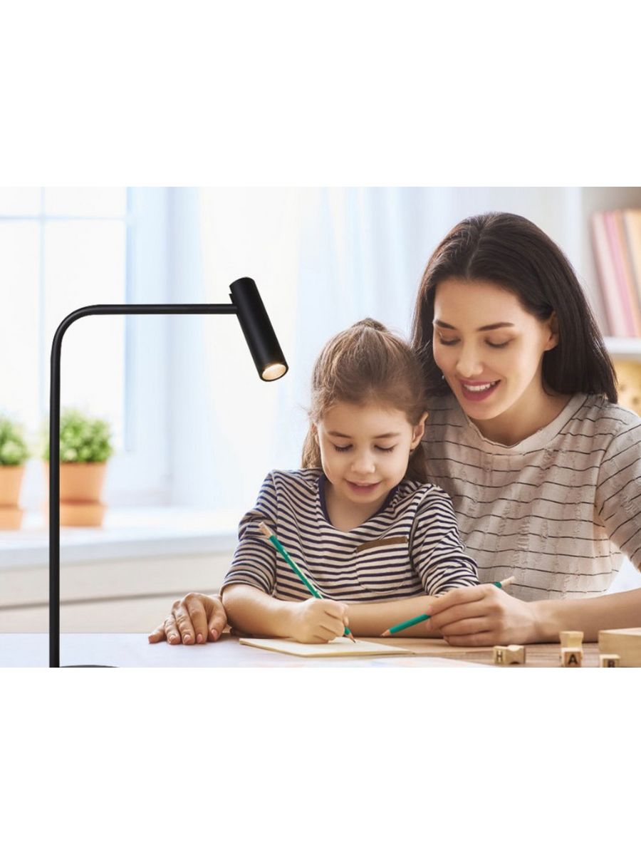 Настольная лампа Elvan LA-6326/1-3W-WW-Bk