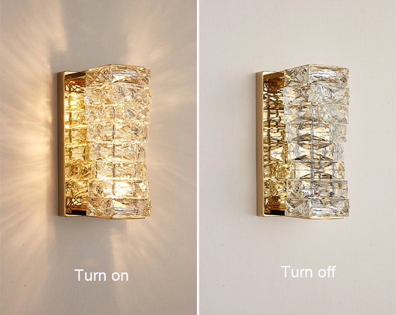 6005W/S gold/clear Настенное бра Delight Collection Glissando 6005W/S gold/clear
