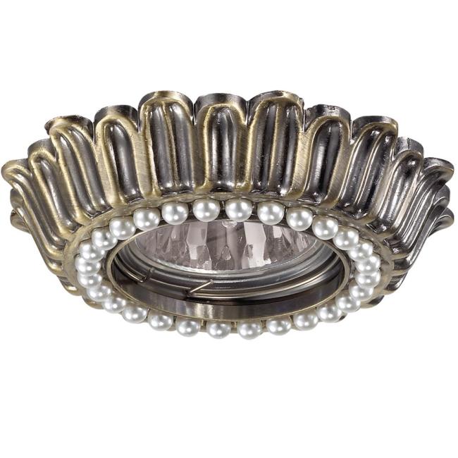 370140 Встраиваемый светильник с узорами Pearl 370140 Novotech